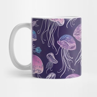 Jellyfish Pattern Mug